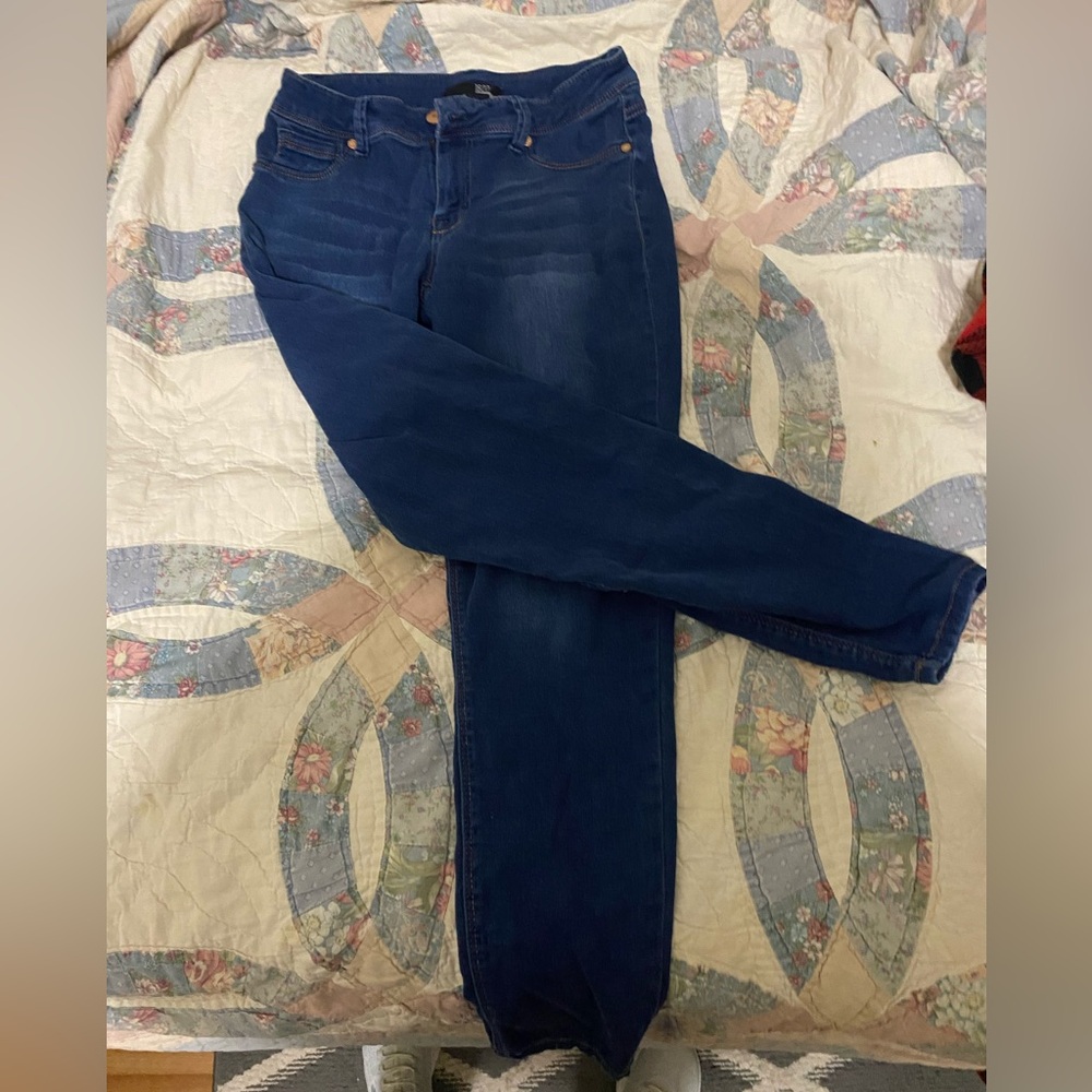 1822 Buttery Soft Blue Women's Jeans - Picture 2 of 8